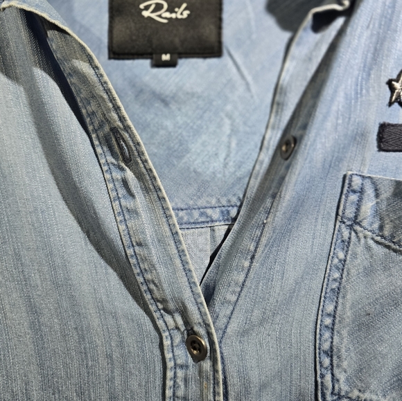 Jean shirt with patches from Nordstrom - Picture 5 of 5